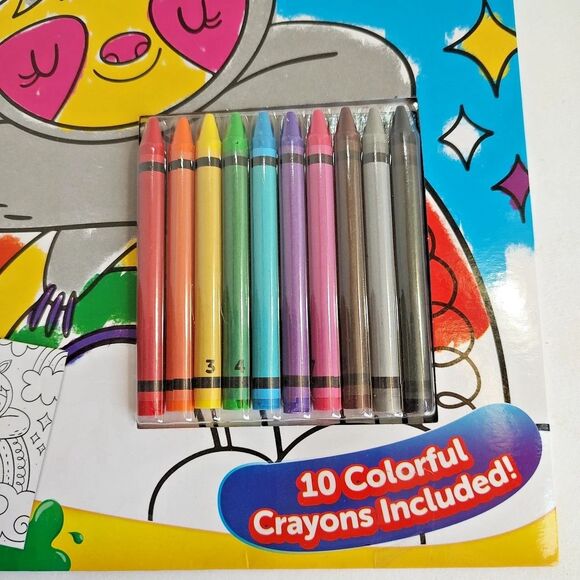 Grafix Crayon By Number 1 Printed Sheet 10 Crayons Learning Play Age 6+ Craft - Picture 6 of 9